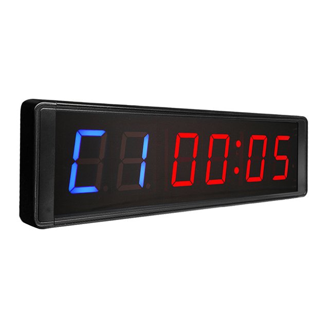 Remote Control LED Fitness Digital Countdown Timer Multi-functional Digital Wall Clock Stopwatch