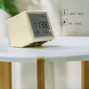 Seesaw Alarm Clock Night Light Intelligent Digital Table Alarm Clock Digital Desk Clock Display Temperature Humidity