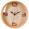 9 Inch Customize Decorative Wooden Wall High Quality Home Decor Silent Clock