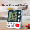 3 Groups Digital Kitchen Alarm Timer for Cooking Magnetic Google Industrial Timer Productivity Study Timer for Kids